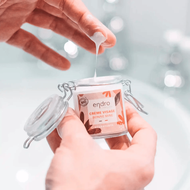Organic moisturizing face cream - Healthy glow