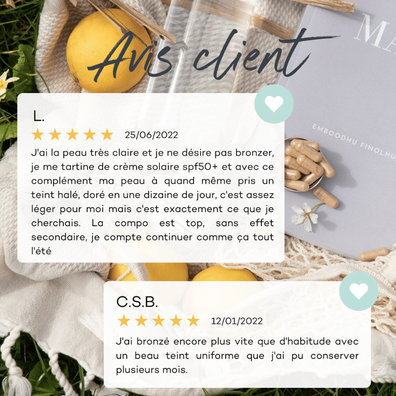 Complexe Soleil Actif | Bronzage parfait de D-lab sur Véganie