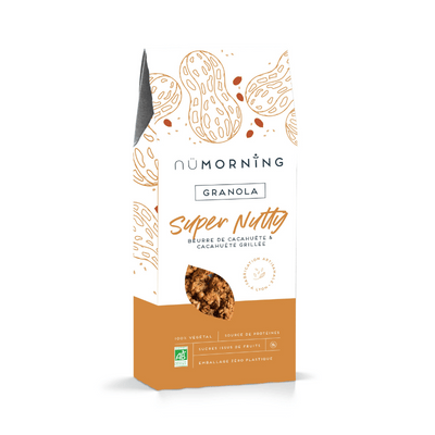 Granola Super Nutty de Nümorning sur Véganie
