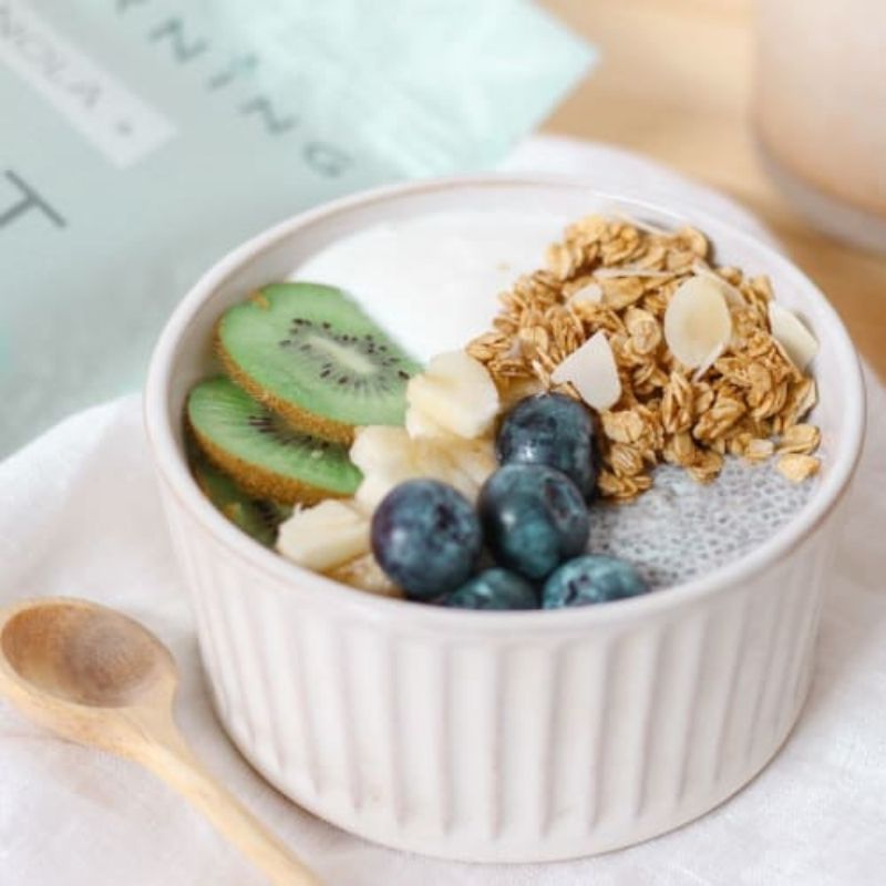 Granola DIGEST - Vanille, amande et pré & probiotiques de Nümorning sur Véganie