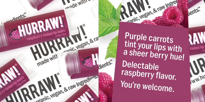 Hurraw Lip Balm - Raspberry