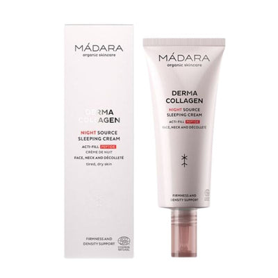 Crème de nuit - Derma collagen Night Source Sleeping Cream de Mádara sur Véganie