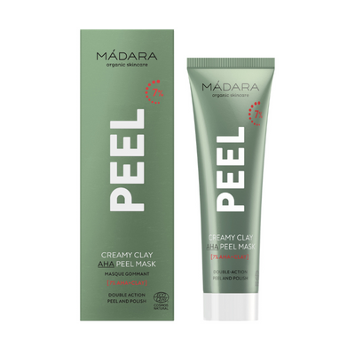 Masque PEEL à l'Argile et aux Acides de Fruits de Mádara sur Véganie