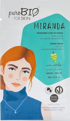 Masque visage clarifiant Miranda - Peau grasse - Véganie