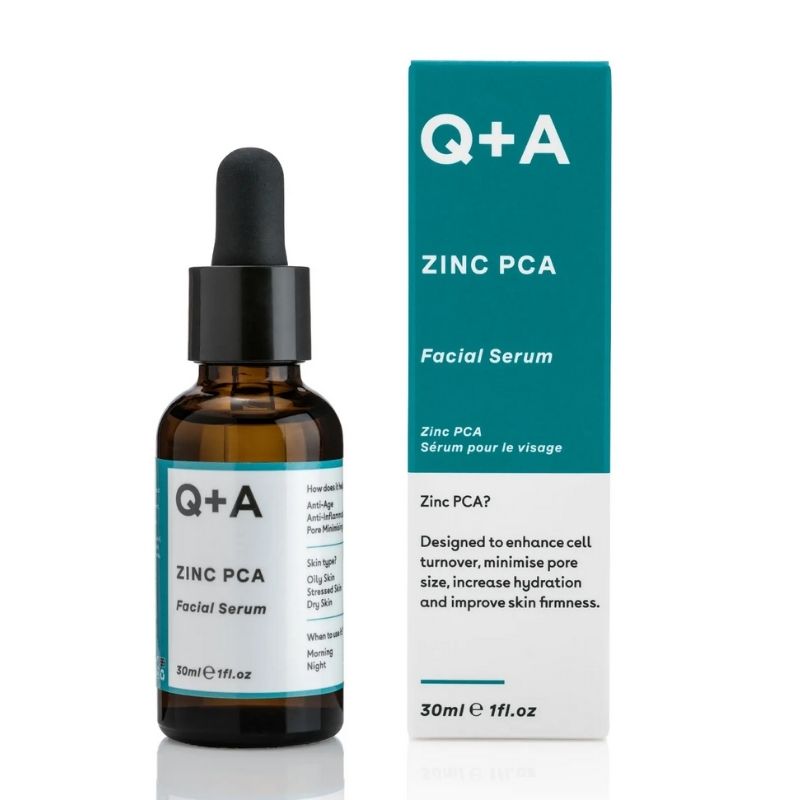 Zinc PCA Facial Serum Sérum Visage Zinc PCA Q+A Véganie