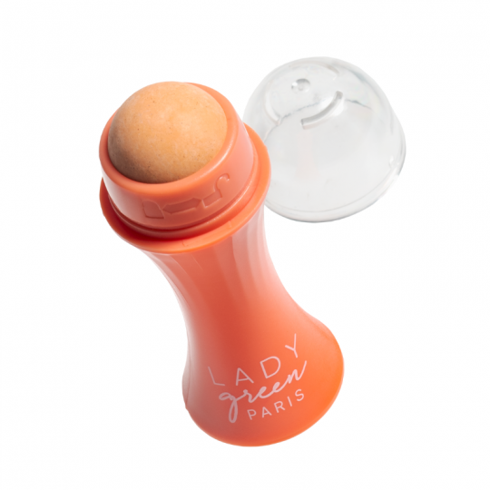 Volcanic stone mattifying roll-on