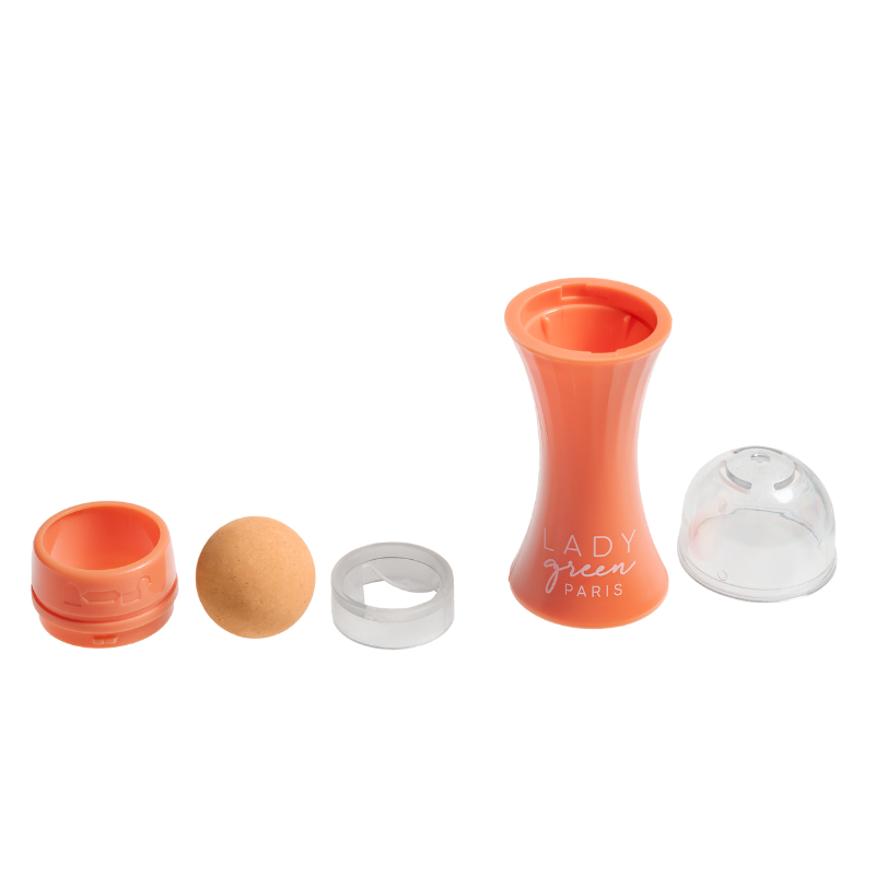 Volcanic stone mattifying roll-on