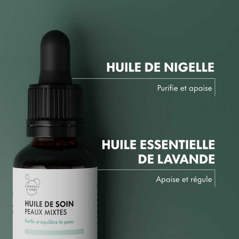 Huile de Soin Peau Mixte