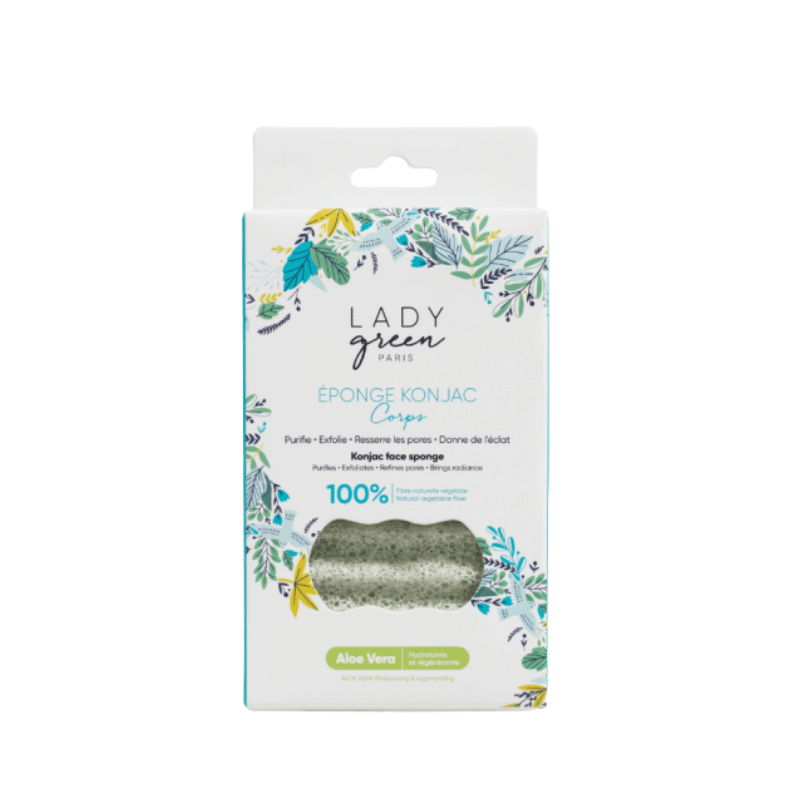 Éponge Konjac Corps | Aloe Vera