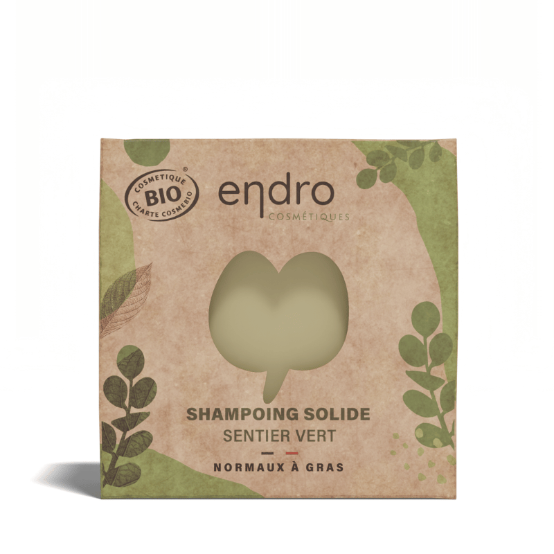 Organic solid shampoo Sentier vert - Normal to oily hair