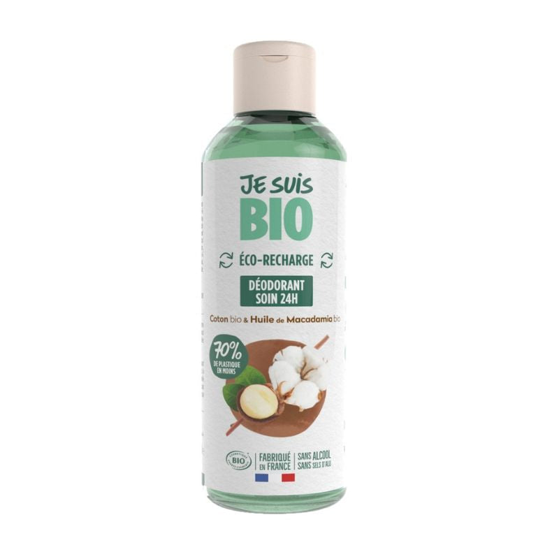 Je Suis Bio - Eco-recharge Déodorant Roll-on 24h Coton - Macadamia - Véganie