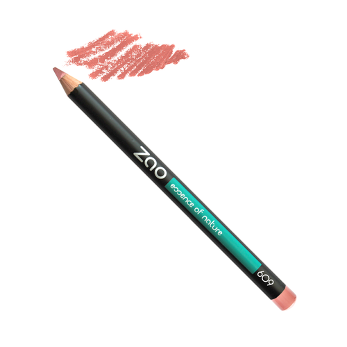 Zao Organic Lip Pencil - Old Rose 609