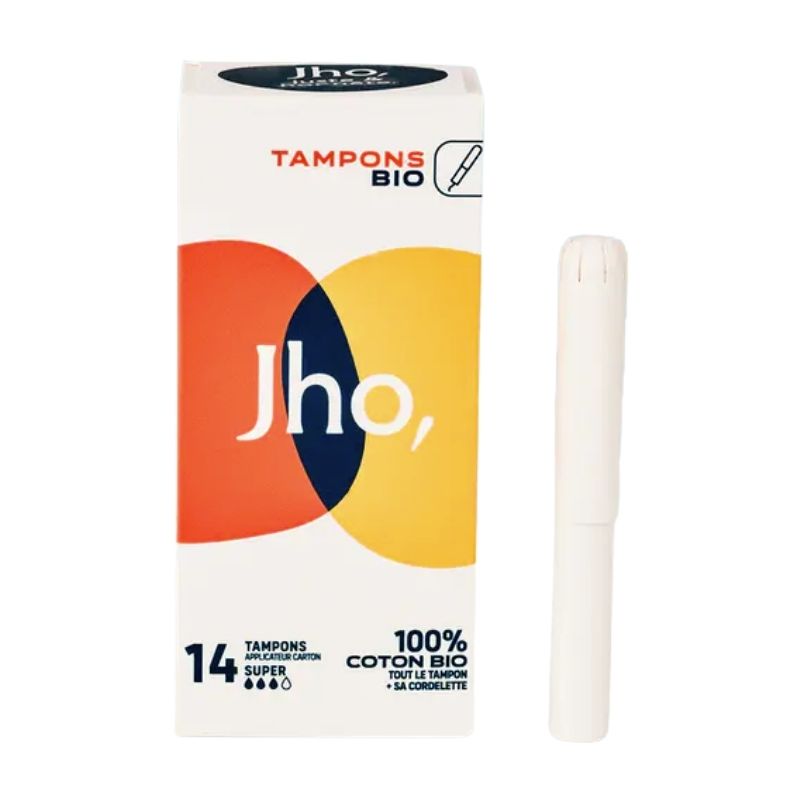 Tampons avec applicateur super Bio de Jho sur Véganie