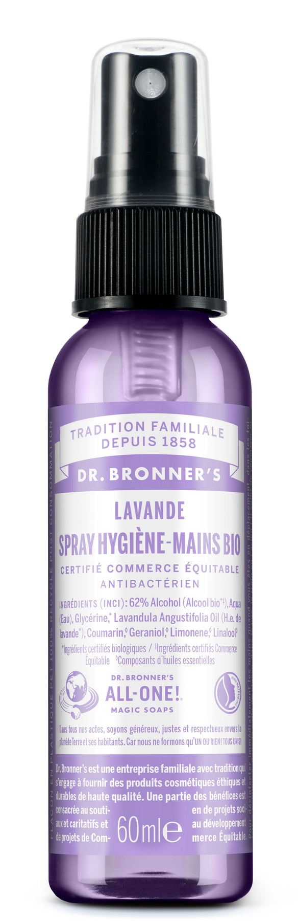 Dr Bronner Organic Hand Sanitizer Spray