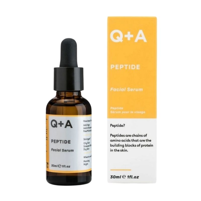 Peptide Facial Serum - Sérum anti âge aux Peptides de Q+A sur Véganie