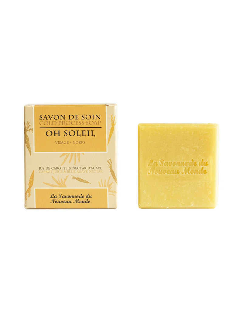 OH SOLEIL Organic Soap - Carrot Juice & Agave Nectar