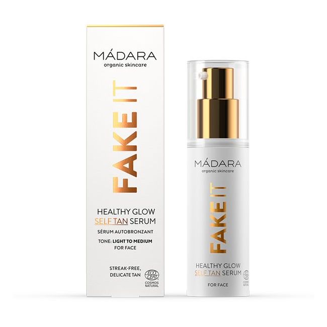 FAKE IT Healthy Glow Organic Self-Tanning Face Serum - MADARA
