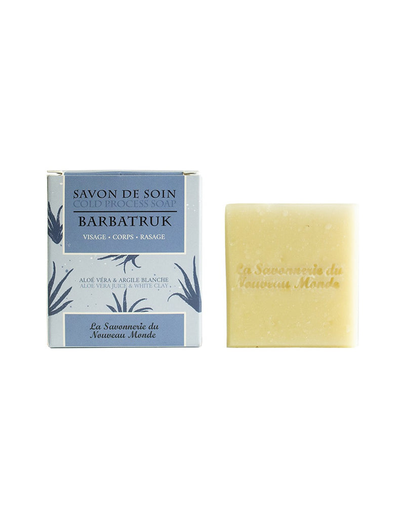 BARBATRUC Organic Soap - Aloe Vera and White Clay