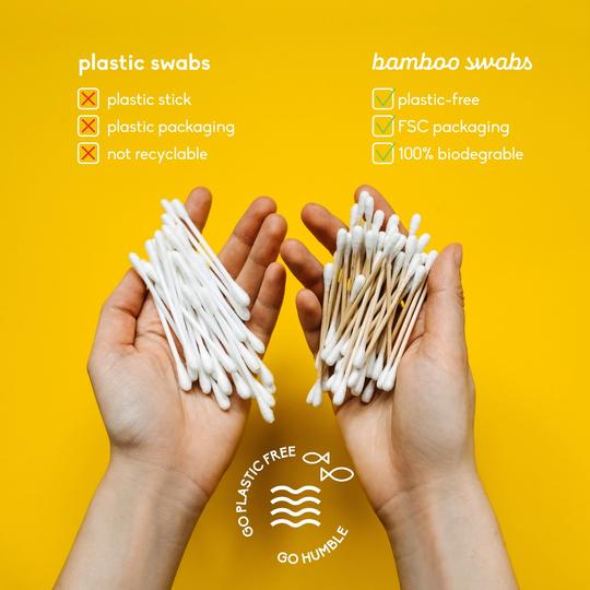 Bamboo cotton swab