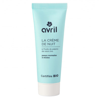 Crème de Nuit bio - Peaux normales à mixtes de Avril sur Véganie
