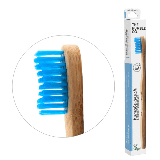 Bamboo Toothbrush - Blue Soft