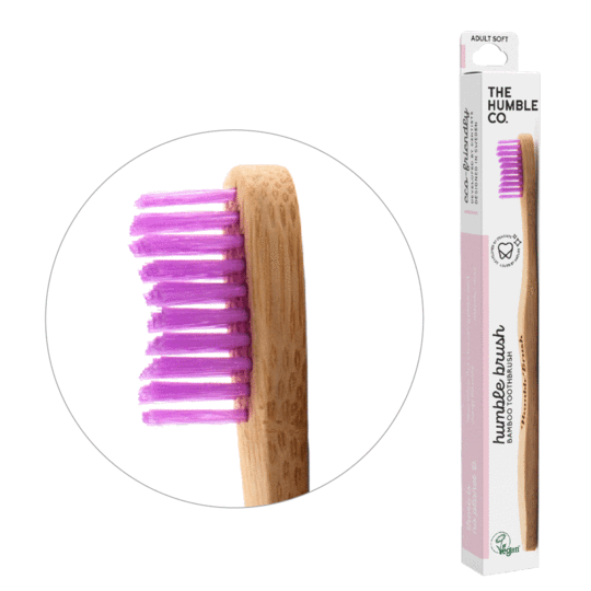 Bamboo Toothbrush - Purple Soft
