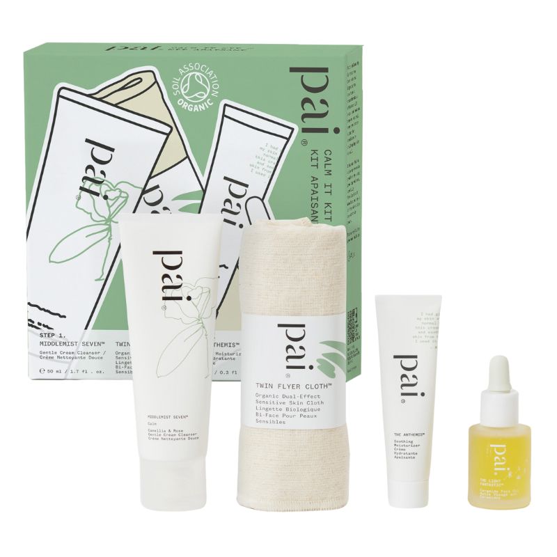 Kit Calm It de Pai skincare sur Véganie